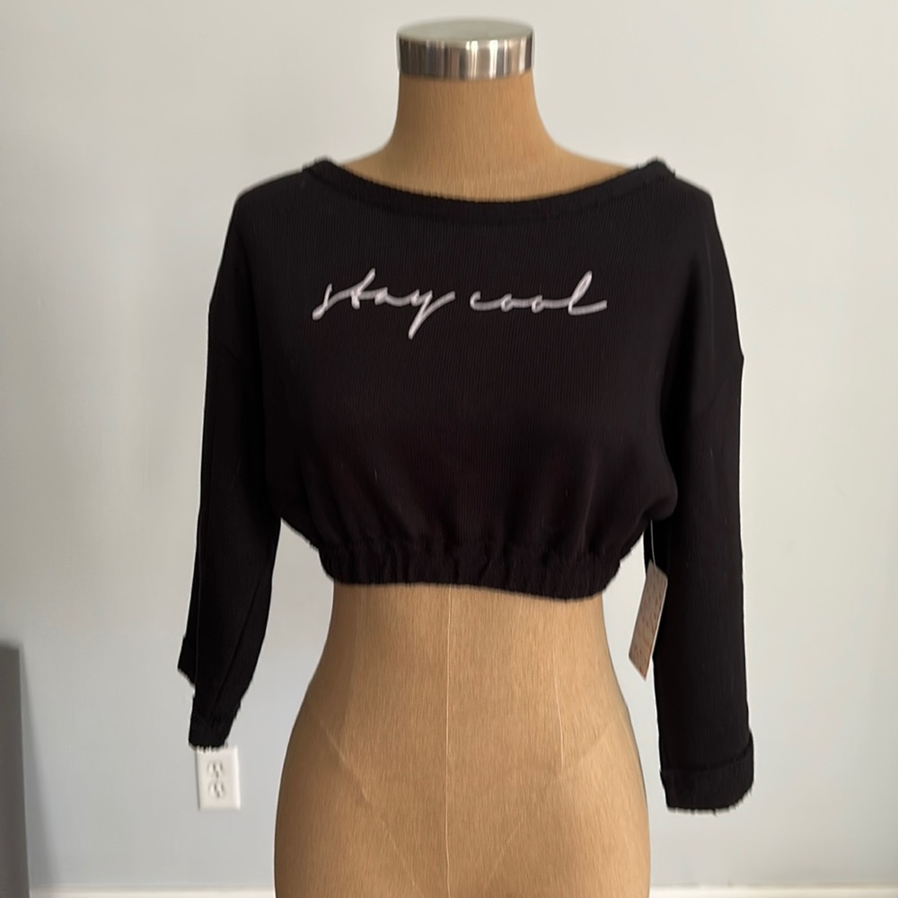 Free People crop top sweater